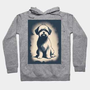 Maltese Dog 3 - Japanese Old Vintage Hoodie